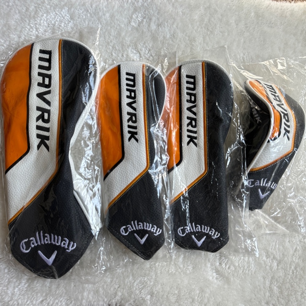 Callaway Golf Mavrik Head Cover. Original. NEW Set 4pc